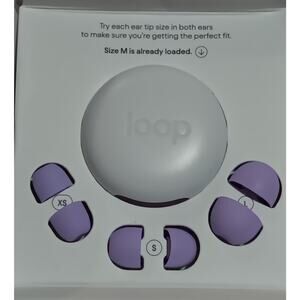 Loop Earplugs Quiet 2 NEW OPEN BOX Violet